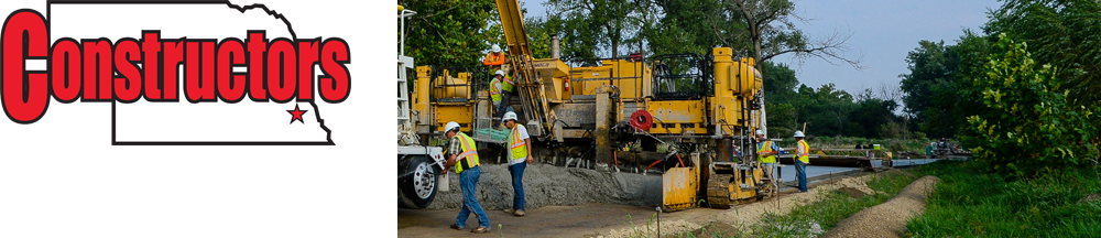 contractors working on a road in milton ontario